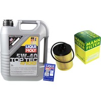 Inspektionskit Filter Liqui Moly ÖL 5L 5W-40 FüR Opel Corsa C F08 F68 1.2 1.0