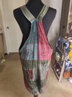 Grateful Dead Large Cotton boho-style patchwork overall Shorts adjustable straps — photo 6