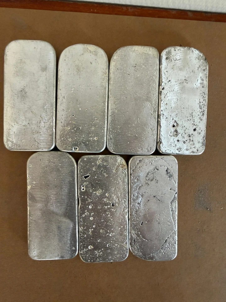 Silberbarren 100g 999 Silber✨ Anlagesilber Handgegossen🪞⭐✅ Feinsilber Barren - Bild 4 von 4