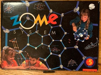 Vintage Zome System Adventurer Kit Basic Educational Discovery