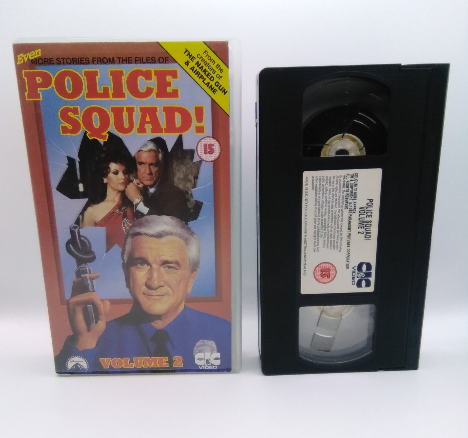 Police Squad Vol 2 VHS Pal Video Tape