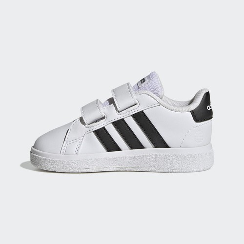 adidas Sportswear AU Kids Grand Court Lifestyle Hook And Loop Sneakers - Picture 7 of 10