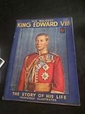His Majesty King Edward VIII The Story of his Life 1936 Good Plus