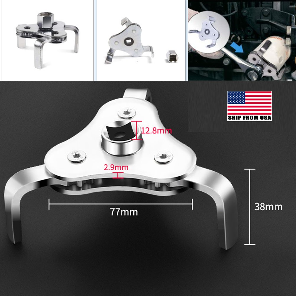 Wrench, 2-1/2 In To 4.5 In 3 Jaw 2 Way Removal Tool