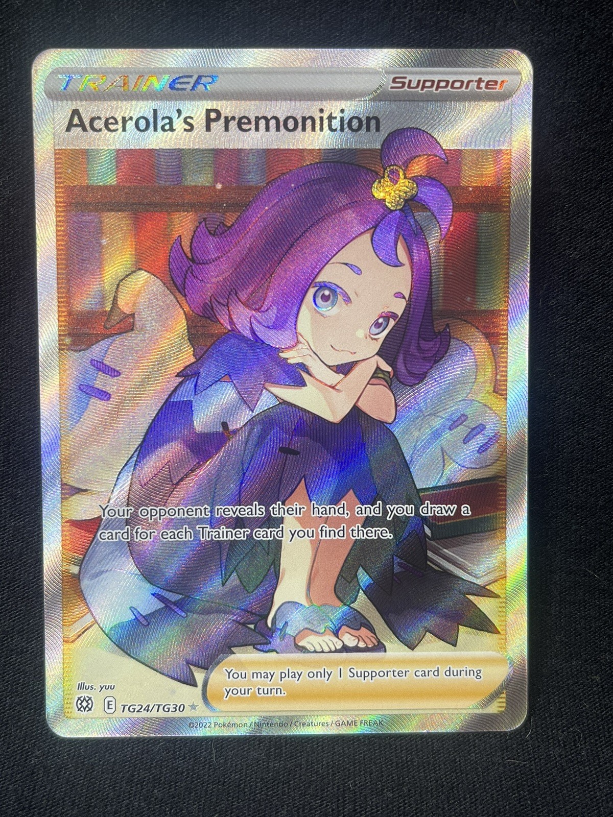 Pokémon TCG Acerola's Premonition TG24/TG30 Brilliant Stars Ultra Rare NM