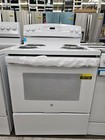 GE JB256DMWW 30" White Freestanding 4 Coil Electric Range NOB #157733