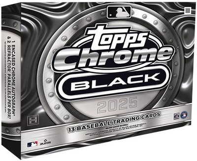 2025 Topps Chrome Black Baseball - Pick Your Card