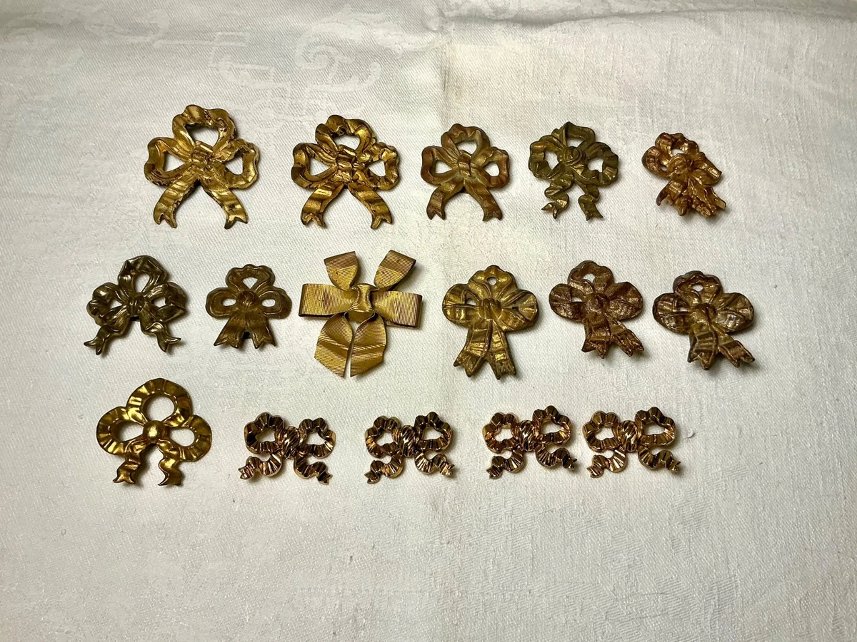 Lot De 3 Boutons De Manchette (clous De Chemise) En Or 18 Carats Avec Perles - Occasion TBÉ