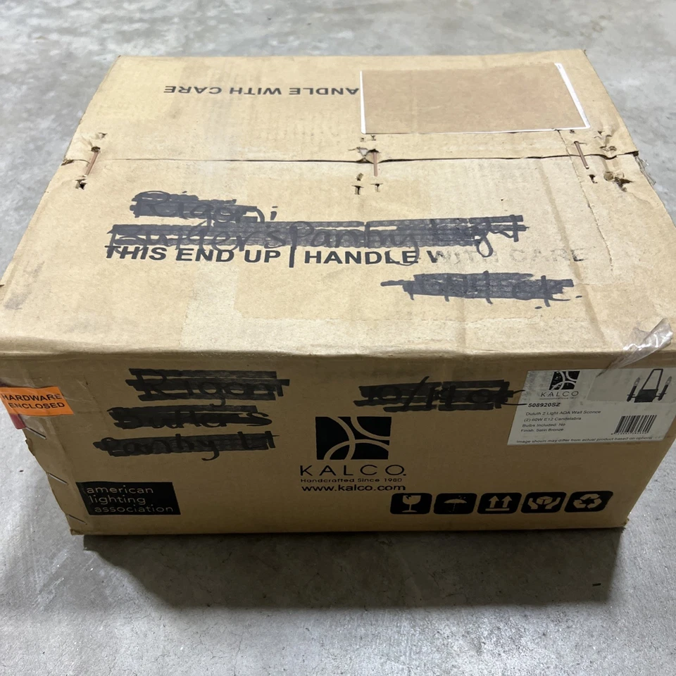 NEW Kalco Lighting 508920SZ Duluth Wall Sconce Wall Light in Satin Bronze - Image 2 of 4