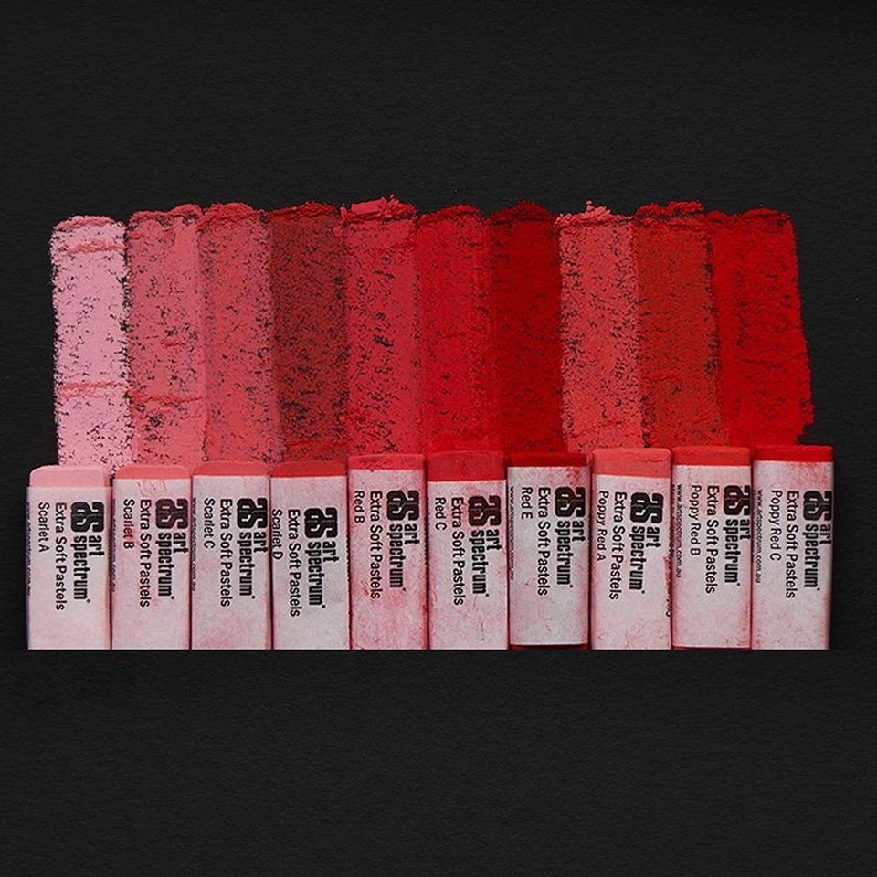 AS EX-SFT SQ PASTEL SET OF 10 - REDS Foto 2 de 2