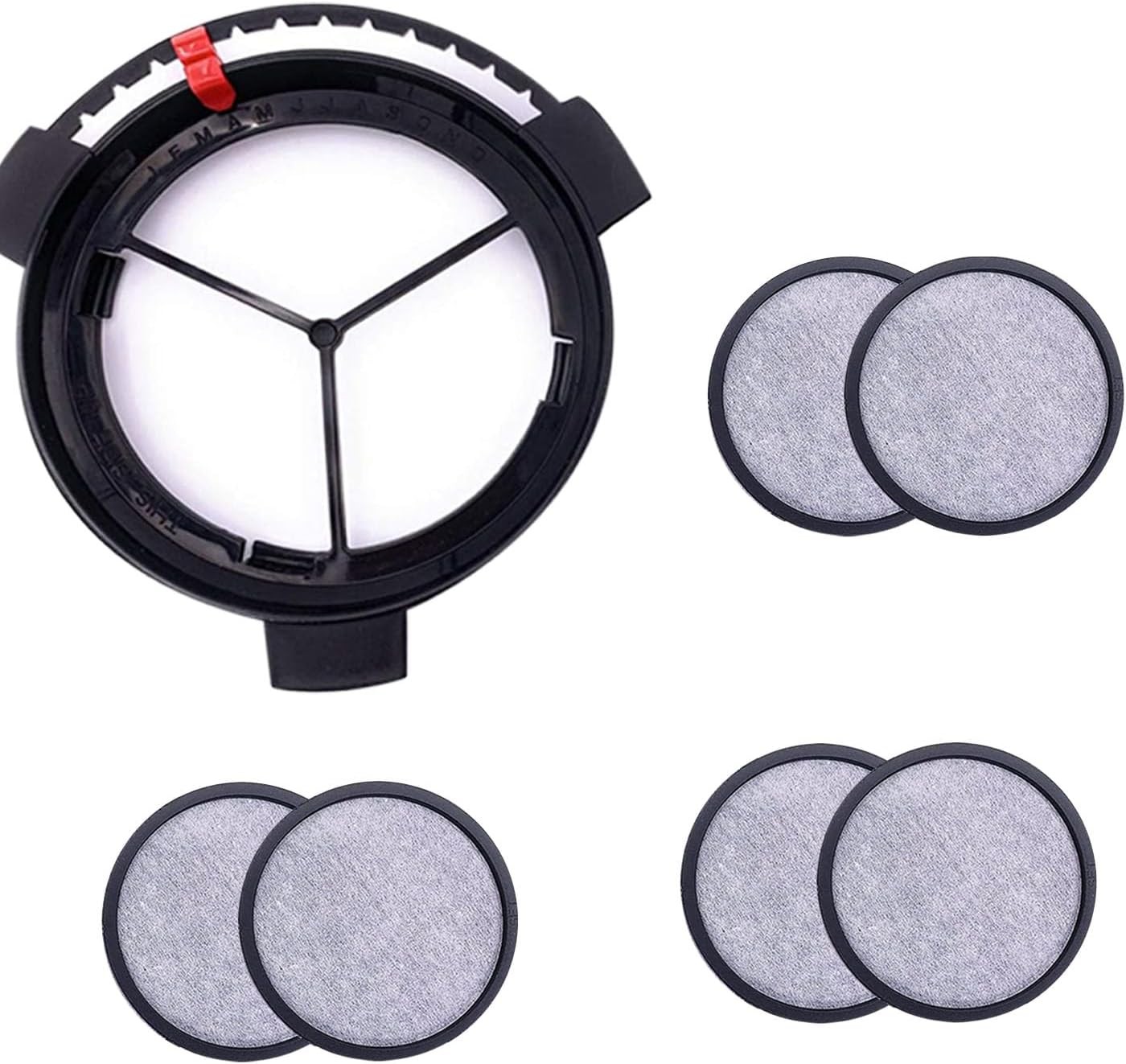 Mr. Coffee Compatible Coffee Filter Disks - 6 Pcs With 1 Frame