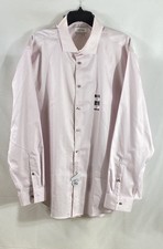 Calvin Klein Men's Infinite Wrinkle Free Slim Fit Pink Dress Shirt NWT 18 34/35