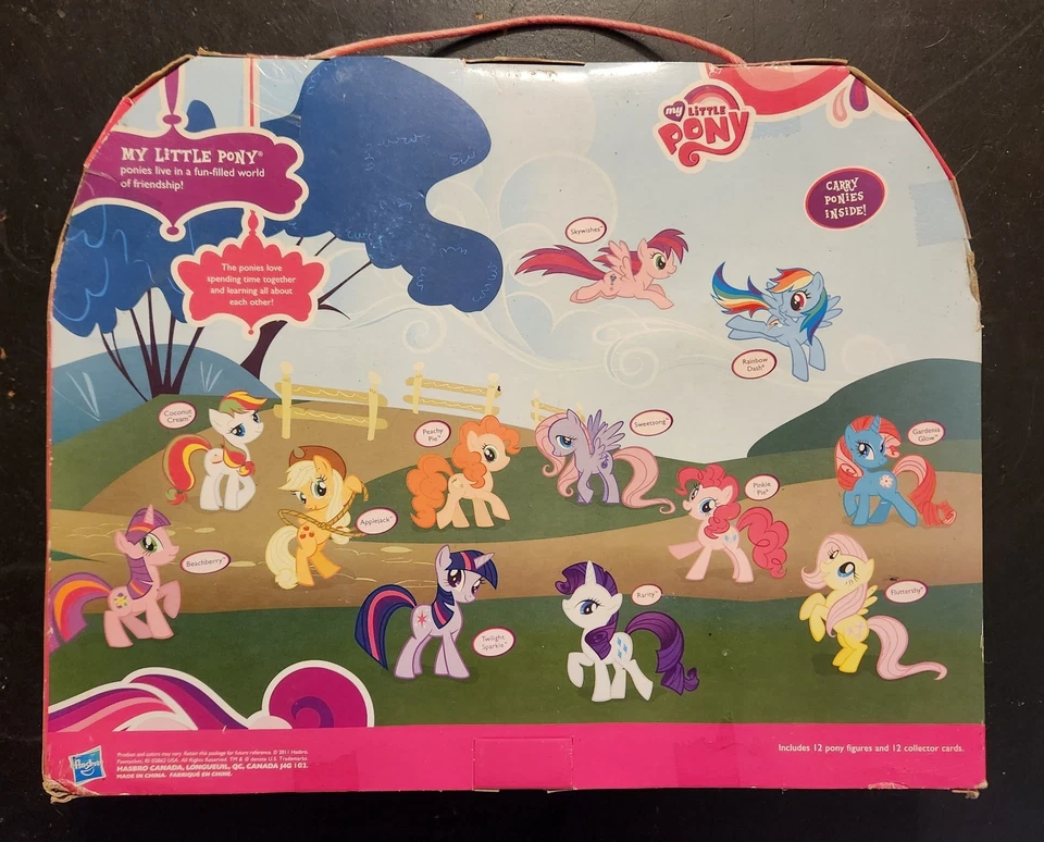 Juego de 12 figuras de colección de ponis My Little Pony 2011 *Raro* Foto 2 de 4