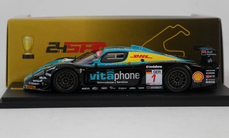 Spark Maserati MC12 #1 Bertolini Van De Poele winner 24h Spa 2008 1/43 43SPA2008 - Immagine 3 di 3