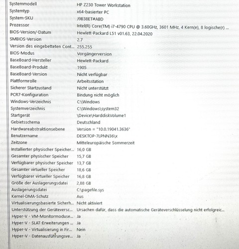 HP Workstation Z230 Intel Core i7 4790 16GB 500GB HDD Pc Rechner - Bild 2 von 5