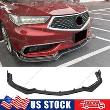 For Acura TLX 2018-2020 Carbon Fiber Style Front Bumper Splitter Spoiler Lip