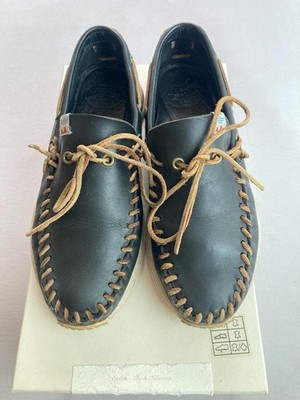 Visvim YUCCA MOC Folk Men 8.5US Black Box & Accessories