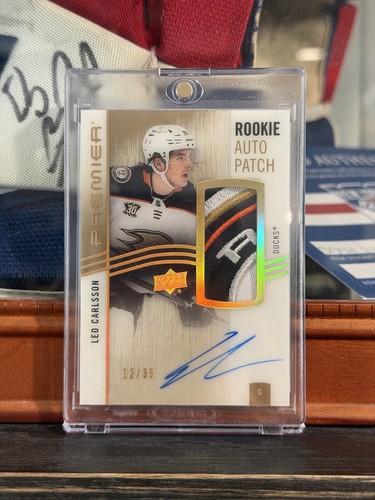Leo Carlsson #AR-LC 2023 Upper Deck Premier Acetate Rookie Auto Patch card