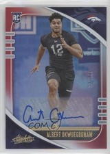 2020 Absolute Rookie Signatures Red Spectrum 3/50 Albert Okwuegbunam Auto 02d2