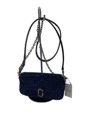 MARC JACOBS Shoulder Bag Cotton BLU Glitter NX6975 2S5HSH018H03475