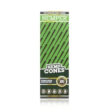 King Size Pre-Rolled Cones | 100 Pack | Natural Unbleached Ultra-Thin Rolling...