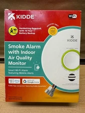Kidde P4010ACSAQ-WF, Smart Hardwired Wi-Fi Enabled Smoke Detector