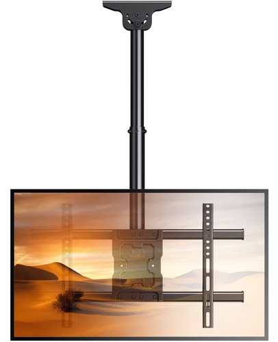 Ceiling TV Mount, Hanging TV Mount for 37-75 inch Flat or Curved TVs up to 99...