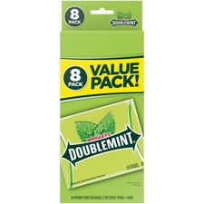 Wrigley's Doublemint Bulk Chewing Gum, Value Pack 15 Ct, 8 Pack.