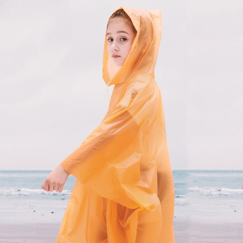 4 Pcs Children's Raincoat Boy Childrens Cape Coats Kids Rainwear
