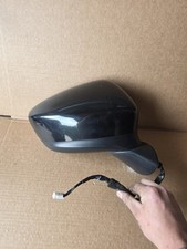 2012-2017 Mazda Cx5 O/s Drivers Door Mirror Wing Mirror Powerfold Black #1506