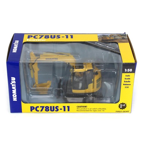 First Gear 1/50 Komatsu PC78US-11 Excavator 50-3474 - Picture 7 of 7
