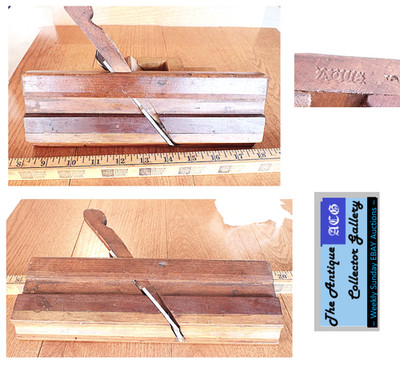 Antique Wooden Hand Molding Plane  Marked AOUB 