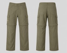 NEW Boy Scouts of America Pants 36 Green Switchback Uniform Convertible UNHEMMED