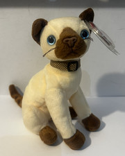 TY Beanie Baby/Babies Siam the Siamese Cat - Excellent Condition with Tag