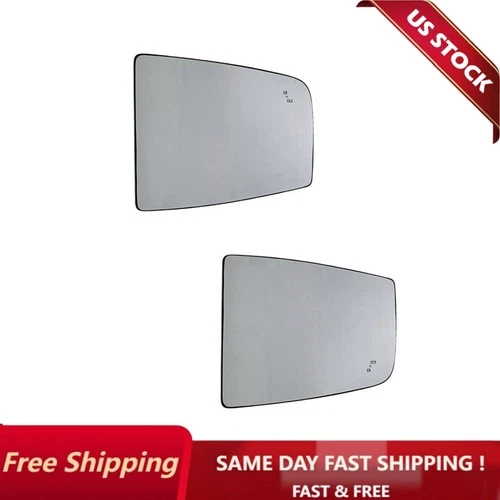 RIGHT+LEFT SIDE UPPER MIRROR GLASS FOR 20-23 FORD TRANSIT 150 250 350 BSM HEATED