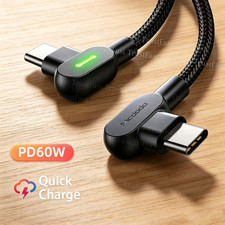Mcdodo 60W PD 3A 90  Type C To USB-C Cable Data Cord For iPhone 15/16/17 Samsung