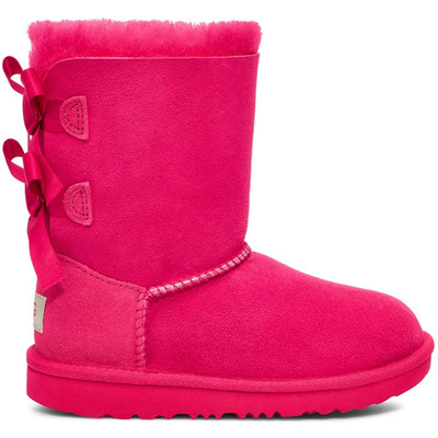 UGG TODDLER BAILEY BOW II - 1017394T RADISH