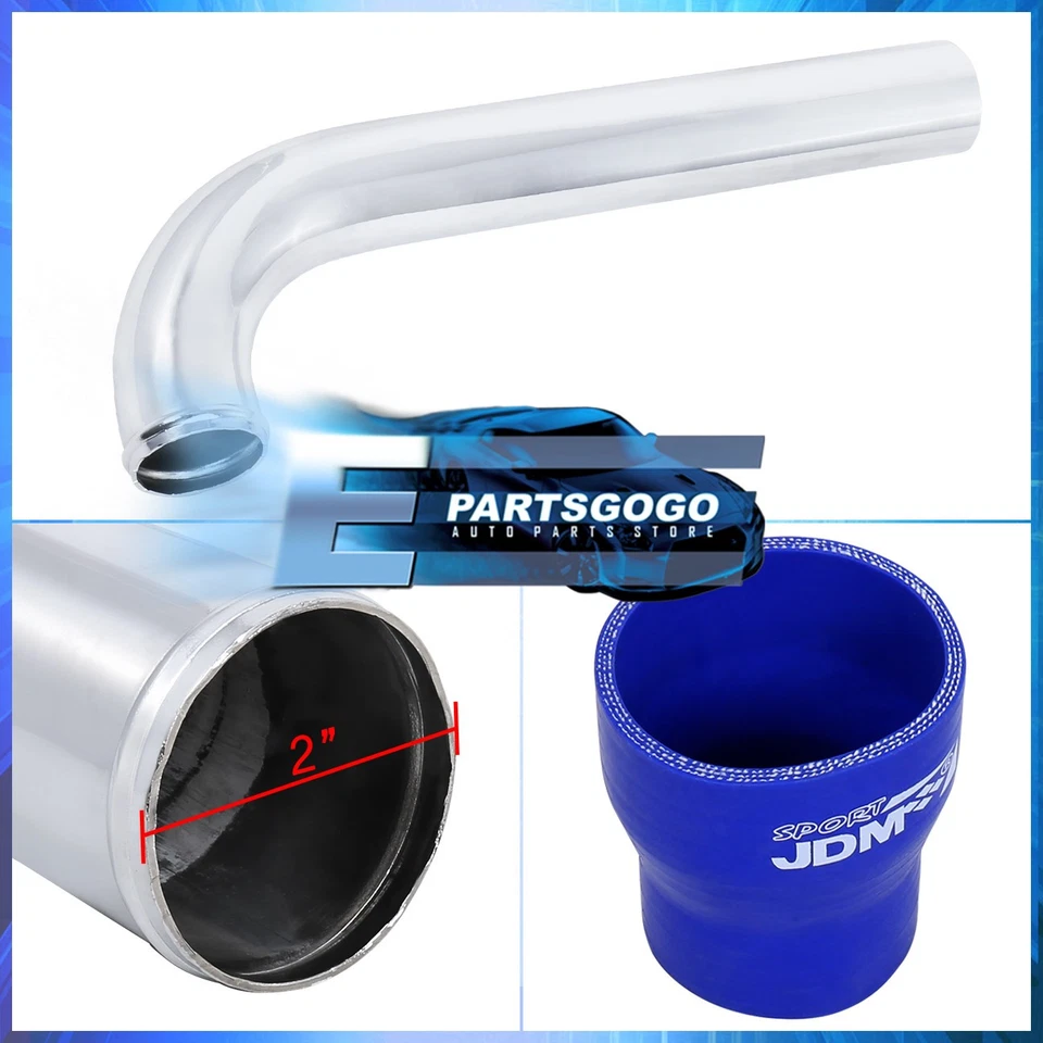 Front Mount Intercooler + Turbo Piping Kit For 1989-1997 Mitsubishi Mirage - Image 3 of 4