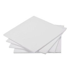 White EVA Foam Sheets 10 x 10 Inch 7mm Thickness for Crafts DIY Projects, 4 Pcs