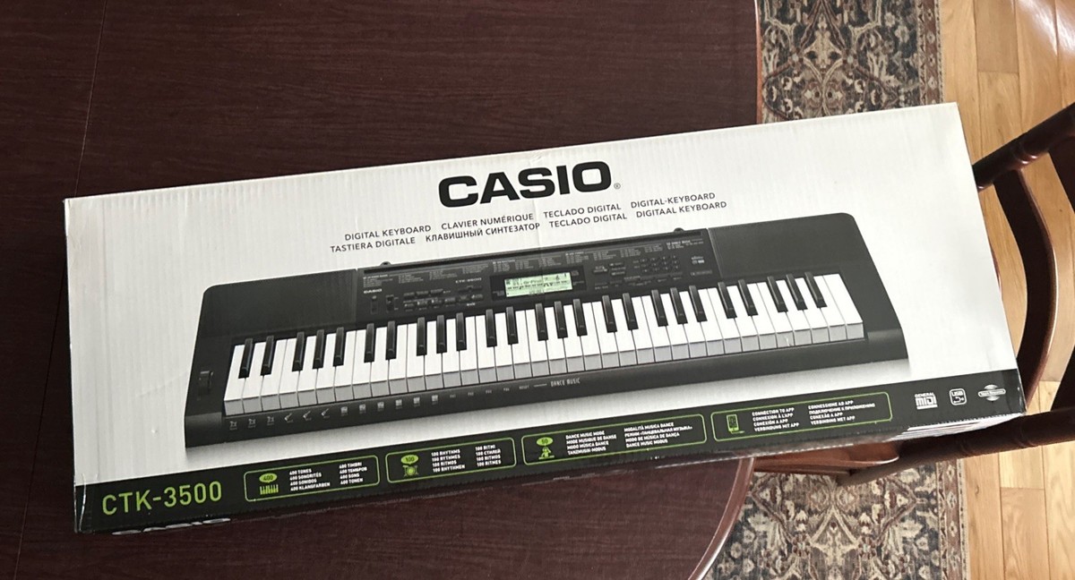 CTK3500 61 Key Digital Casio Piano In Original Box And