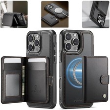 Magnetic Card Holder Wallet Phone Case Cover For Samsung Galaxy A16 A15 A14 A13