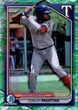 2024 Bowman Draft #BDC-165 Curley Martha Chrome Lunar Glow Refractor