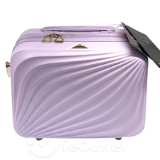 NEW Triforce Elite Hardside 12" Beauty Travel Makeup Case w/ LED Mirror Lavender
