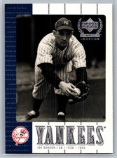 2000 Upper Deck Yankees Legends Baseball #22 Joe Gordon - VG