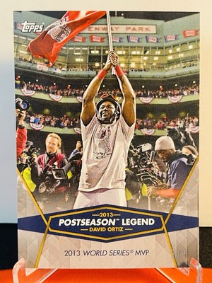 2017 Topps On Demand Postseason Heroes & Current Stars David Ortiz Silver /5 SP