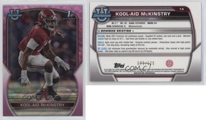 2022 Bowman U Chrome Pink Wave Refractor /125 Kool-Aid McKinstry #14