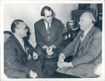 1957 Photo Victor Riesel American Labor Columnist Bonn Germany Politics ...