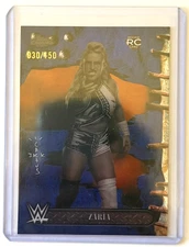 2025 Topps Chrome WWE Cactus Jack - Zaria #95 Blue Refractor /150