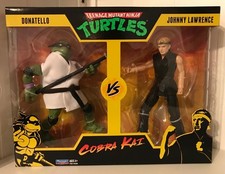 Playmates Toys  TMNT   Cobra Kai Donatello Vs Johnny Lawrence Action Figures