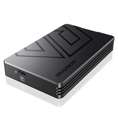 GRAUGEAR USB 4.0 Gehäuse für M.2 NVMe SSDs Externe Festplatte Thunderbolt 4
